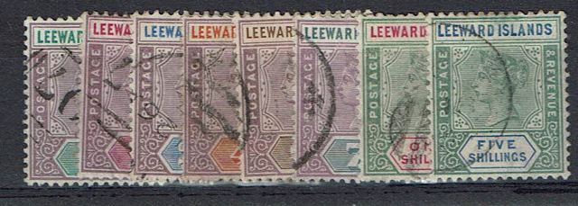 Image of Leeward Islands SG 1/8 FU British Commonwealth Stamp